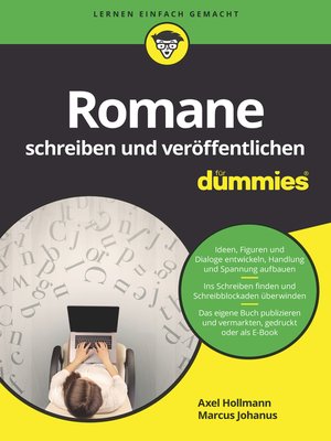 cover image of Romane schreiben und ver&ouml;ffentlichen f&uuml;r Dummies